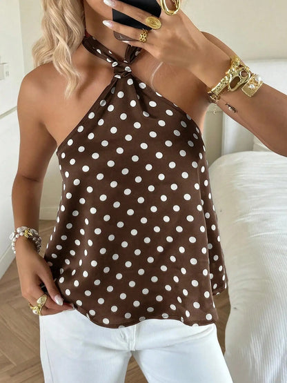 Top Estampado de puntos - Mavea