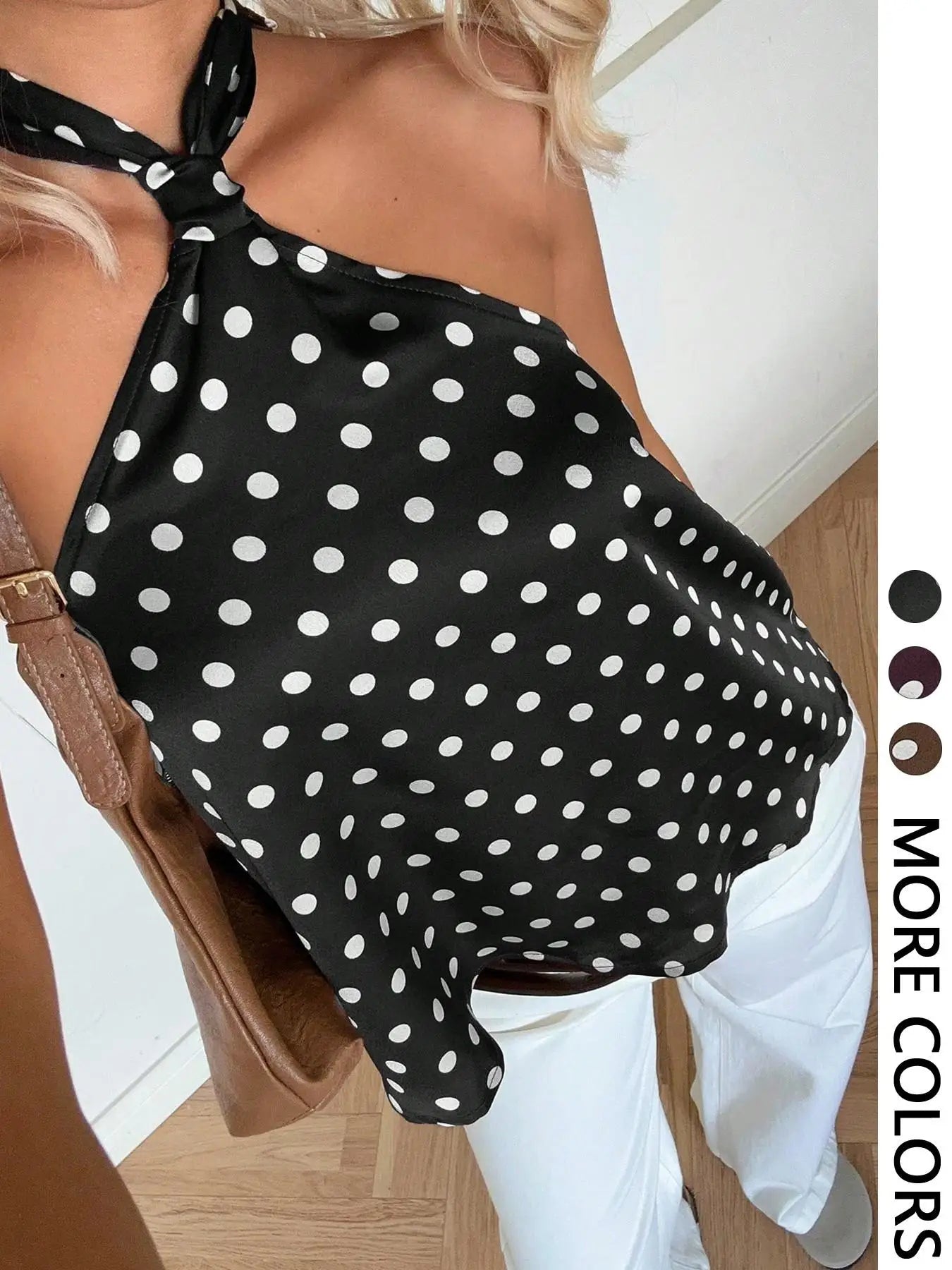 Top Estampado de puntos - Mavea